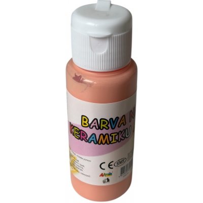 Creatoys akrylová barva na sklo a keramiku 60 ml oranžová světlá – Hledejceny.cz