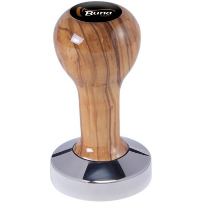Buna Café Tamper oliva, lak, TP, nerez lesk, plochý 57 mm – Zboží Mobilmania