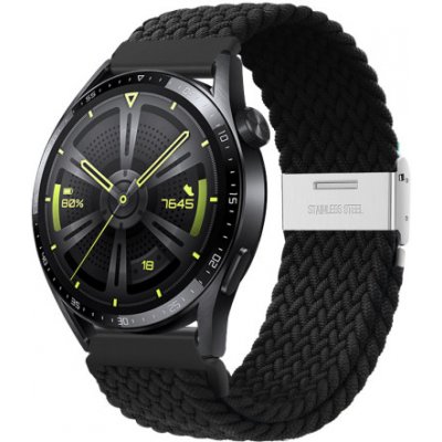 BStrap Elastic Nylon 2 řemínek na Samsung Galaxy Watch 3 45mm, black SSG027C0101