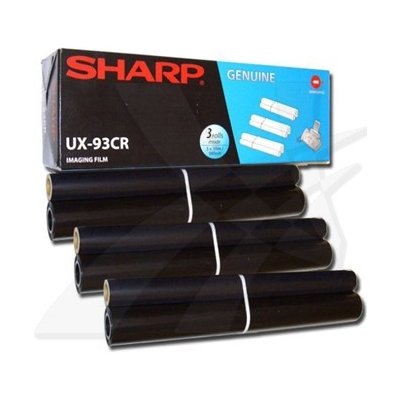 Sharp originální fólie do faxu UX93CR, 3*90s, Sharp Fax UX-A400E, NXP500, UXA450, UXS10, FOA, FOP – Zbozi.Blesk.cz