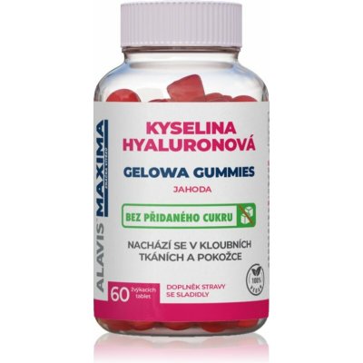 Alavis Maxima Kyselina hyaluronová Gummies 60 želé – Hledejceny.cz