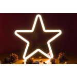 D57400 Nexos Vánoční dekorativní osvětlení neonová hvězda 120 LED teple bílá – Hledejceny.cz