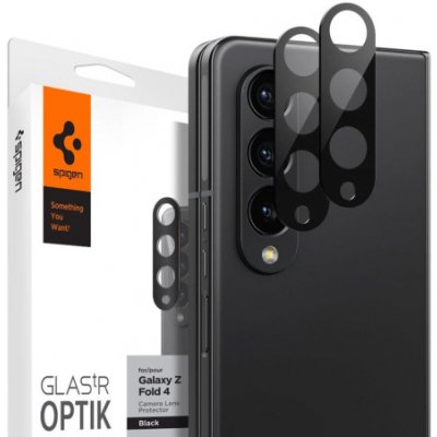 Spigen Optik.Tr 2x ochranné sklo na kameru na Samsung Galaxy Z Fold 4, černé AGL05428 – Zboží Mobilmania