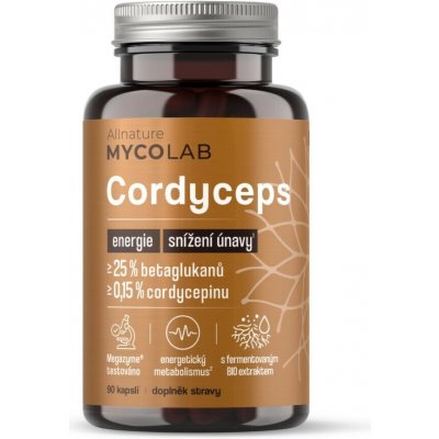 Allnature Mycolab Cordyceps 90 kapslí – Hledejceny.cz