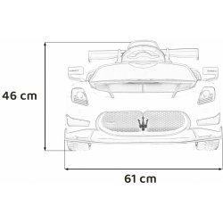 Mamido Elektrické autíčko Maserati MC20 GT2 4x4 modré