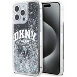 DKNY Liquid Glitter Arch Logo pro iPhone 14 Pro Black – Zboží Mobilmania