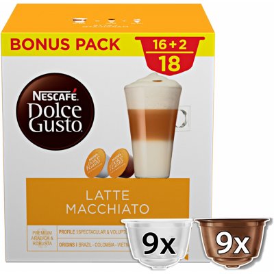 Nescafé Dolce Gusto Latte Macchiato 18 ks – Hledejceny.cz