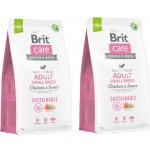 Brit Care Sustainable Adult Small Breed Chicken & Insect 2 x 7 kg – Hledejceny.cz