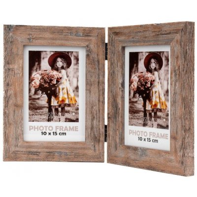 FANDY Fotorámeček Narvik 10x15/2 3 hnědý – Zboží Mobilmania