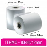 Pokladní kotouček TERMO 80/80/12mm – Zboží Živě