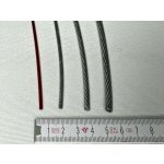 Mikel Ocelové lanko potažené PVC - metráž 4mm | 3012603 – Sleviste.cz