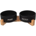 Set DOG FANTASY misky keramické se stojanem 2x 13 x 5,5 cm – Hledejceny.cz