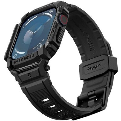 Spigen Rugged Armor Pro Apple Watch Series 10 42mm matte black ACS08591 – Zboží Živě