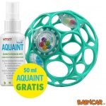 Oball RATTLE 10cm dark turquoise + 50ml Aquaint – Zboží Dáma