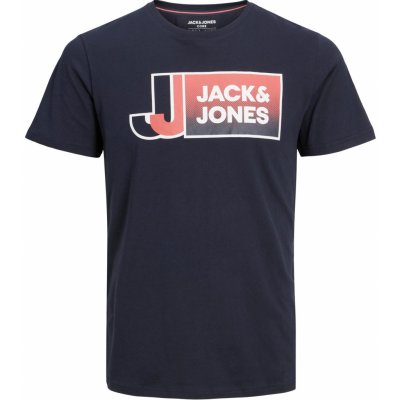 Jack&Jones pánské triko JCOLOGAN Standard Fit 12228078 Navy Blazer
