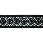 Bavlněná paličkovaná krajka 2075V/40mm černá/5m – Hledejceny.cz