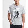 Pánské tričko s potiskem tričko s fotografickým potiskem Barbour International Lucas Graphic T-Shirt Grey Marl