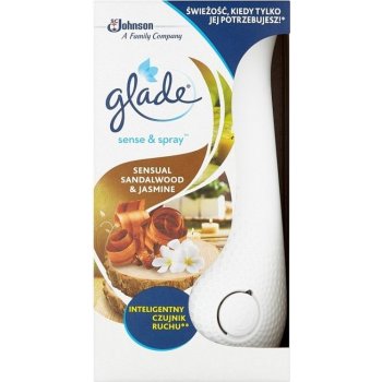 Glade by Brise Sense & Spray Sensual Sandalwood & Jasmine automatický osvěžovač vzduchu 18 ml