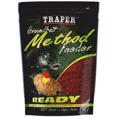 Traper Groundbait Method Feeder Ready 750 g Tygří ořech