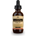 Solgar Liquid Vitamin D3 Tekutý vitamín D3 2500 IU 62,5 mkg 59 ml – Hledejceny.cz