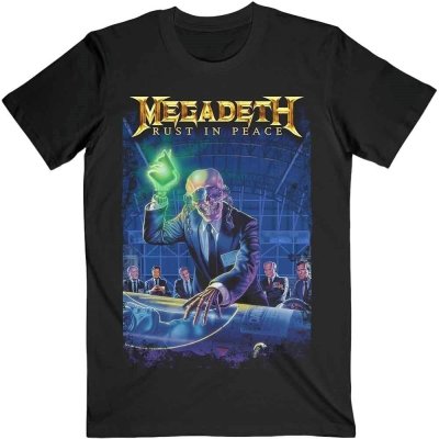Megadeth tričko Rust In Peace 30th Anniversary Back Print Black – Sleviste.cz