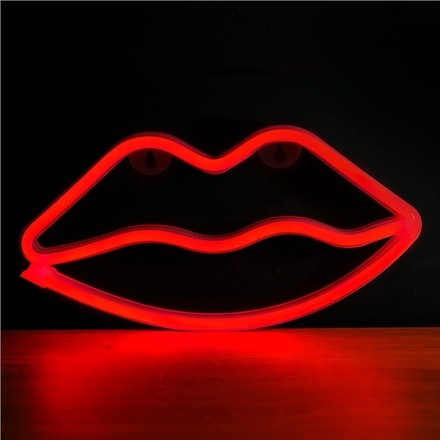 Neonové LED světla Forever LED neon Lips Red