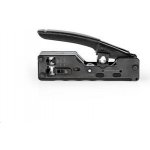 Nedis Krimpovací kleště CAT5 / CAT5e / CAT6 / CAT6a / CAT7 / RJ11, RJ12, RJ45, odizolovací, řezací, ocel / ABS (CCGG89505BK) – Zboží Dáma