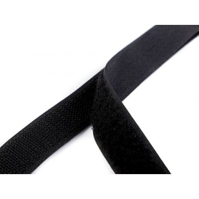 Prima-obchod Suchý zip háček + plyš šíře 20 mm, barva 2 černá – Hledejceny.cz