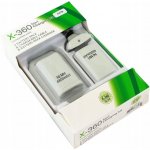 APT KX7B 2x XBOX 360 Baterie USB kabel, bílá – Zboží Mobilmania