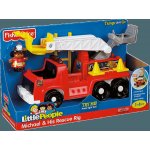 Fisher-Price Little People Hasičské auto L3940 – Sleviste.cz