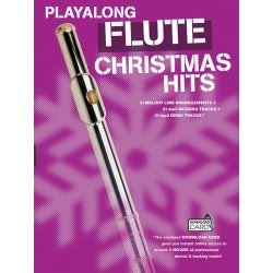 Play-Along Flute: Christmas Hits Book/Download Card