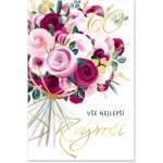 Ditipo Blahopřání - K VÝROČÍ 60.tiny (růže) K – Zboží Dáma