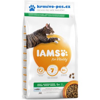 Iams for Vitality Cat Adult Ocean Fish 10 kg