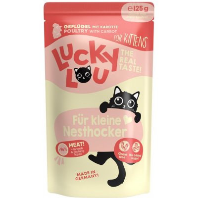 Lucky Lou Lifestage Kitten drůbež 16 x 125 g