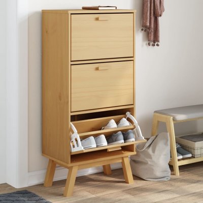 vidaXL Olden hnědý 55 x 35 x 120 cm – Zboží Dáma