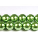 Voskované perly 10 mm světle zelené – Hledejceny.cz