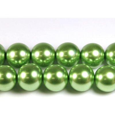 Voskované perly 10 mm světle zelené – Hledejceny.cz