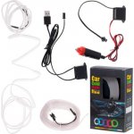 Osvětlení interiéru auta ambietní USB/12V, 5m bílé – Sleviste.cz