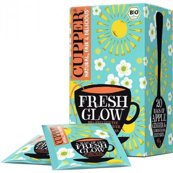 Cupper Čaj Fresh Glow Bio zázvor jablko citron 40 g