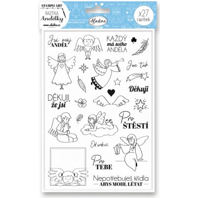 Aladine Razítka Stampo Art Andělky – Zboží Dáma Aladine Razítka Stampo Art Andělky – Zboží Dáma