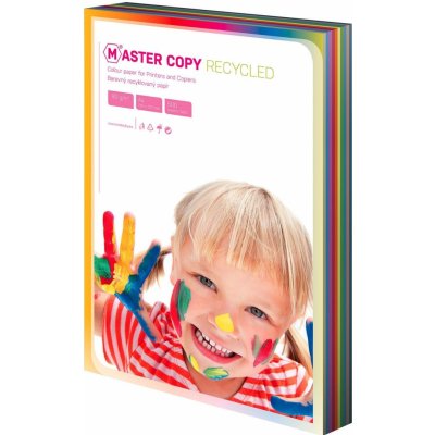 Barevné papíry A4 80 g EKO Master 100 listů barevný mix