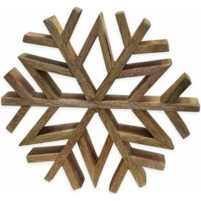 MARGHOOB & BROTHERS Vločka dřevo 18,5cm – Hledejceny.cz
