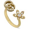 Prsteny Gucci Zlatý Prsten Flora s Diamanty YBC582019002014 2011543