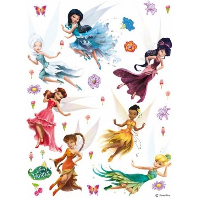 Ag Design DK-1769 Samolepicí dekorace Fairies a víly rozměry 85 x 65 cm – Zboží Mobilmania