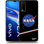 Pouzdro Picasee silikonové Vivo Y20s - NASA Original černé