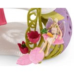 Schleich Třpytivý květinový dům s jednorožci jezerem a stájí – Zboží Dáma