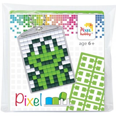 Pixel Pixelhobby klíčenka žába nebo krokodýl 1 ks