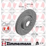 Brzdový kotouč ZIMMERMANN 100.3300.52 (100330052) | Zboží Auto