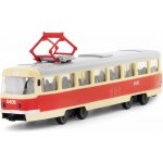 Rappa Tramvaj hlásící zastávky česky s funkčními dveřmi 28 cm – Zboží Dáma