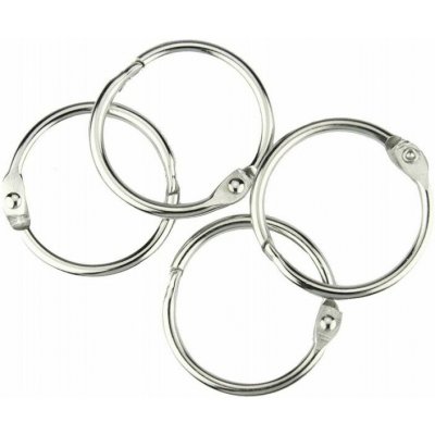 Knihařské kroužky Hobbyfun 20 mm (4 ks) na scrapbooking – Hledejceny.cz